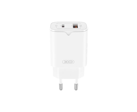 Зарядний пристрій XO L130 USB-C PD30W + USB-A QC3.0 White (L130.white), зображення 2 Зарядний пристрій XO L130 USB-C PD30W + USB-A QC3.0 White (L130.white), зображення 2