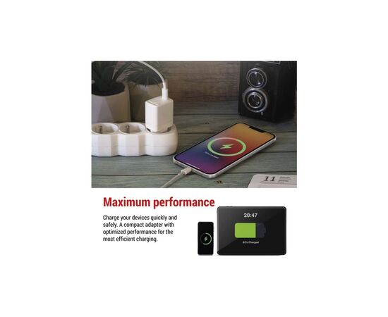 Зарядное устройство EMOS V01G20 USB-C PD20W GaN (V01G20), изображение 4