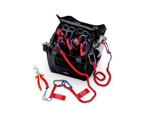 Сумка для инструмента KNIPEX для работ на высоте, пустая (маленькая) (00 50 50 T LE), изображение 4 Сумка для инструмента KNIPEX для работ на высоте, пустая (маленькая) (00 50 50 T LE), изображение 4