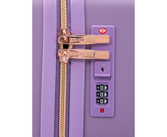 Чемодан Semi Line 20" S T5914-1 Purple (DAS303372), изображение 7 Чемодан Semi Line 20" S T5914-1 Purple (DAS303372), изображение 7