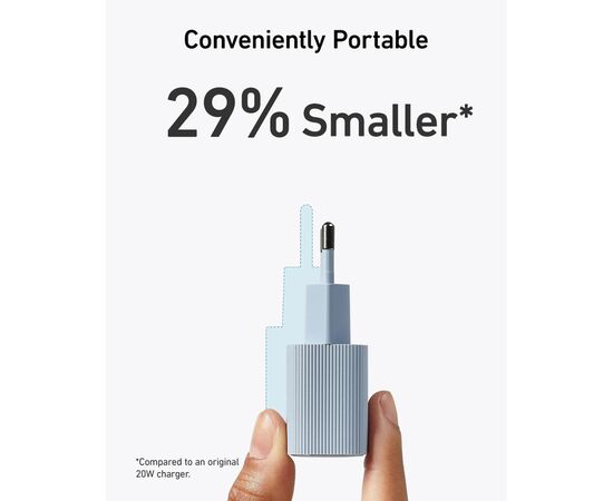 Зарядное устройство Anker PowerPort 511 Nano IV 30W USB-C White (A2337G21), изображение 3