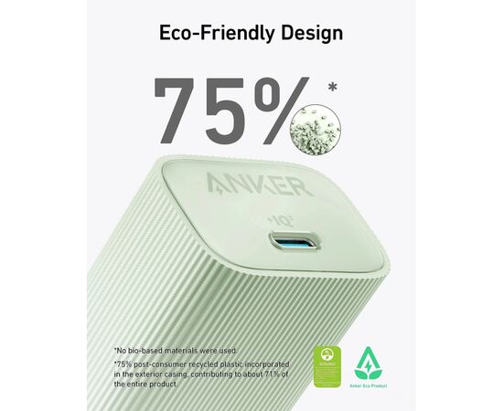 Зарядное устройство Anker PowerPort 511 Nano IV 30W USB-C White (A2337G21), изображение 6