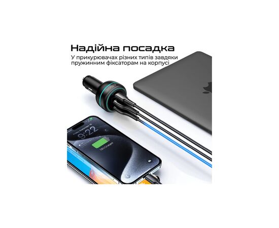 Зарядное устройство Promate 2xUSB-C PD + USB-A QC3.0 (powerdrive-230), изображение 8 Зарядное устройство Promate 2xUSB-C PD + USB-A QC3.0 (powerdrive-230), изображение 8
