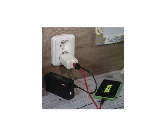 Зарядное устройство EMOS V04G45 1xUSB-A + 1xUSB-C PD20W GaN (V04G45), изображение 8