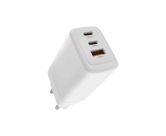 Зарядний пристрій EMOS V05G65 1xUSB-A + 2xUSB-C PD65W GaN (V05G65)