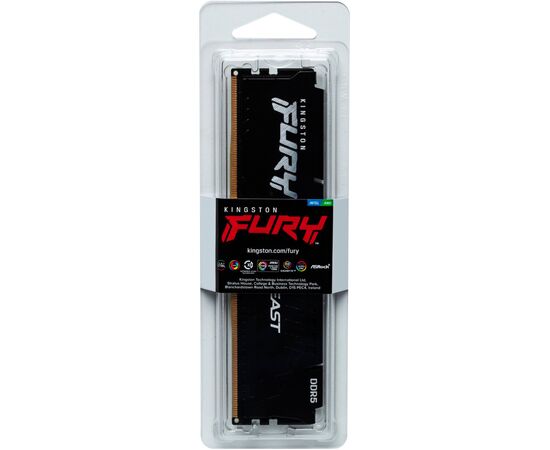 Модуль памяти для компьютера DDR5 32GB 6000 MHz Beast EXPO Black Kingston Fury (ex.HyperX) (KF560C36BBE2-32), изображение 5 Модуль памяти для компьютера DDR5 32GB 6000 MHz Beast EXPO Black Kingston Fury (ex.HyperX) (KF560C36BBE2-32), изображение 5