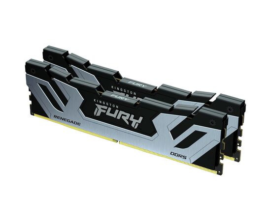 Модуль памяти для компьютера DDR5 48GB (2x24GB) 8800 MHz Renegade Black/Silver Kingston Fury (ex.HyperX) (KF588CU42RSK2-48)