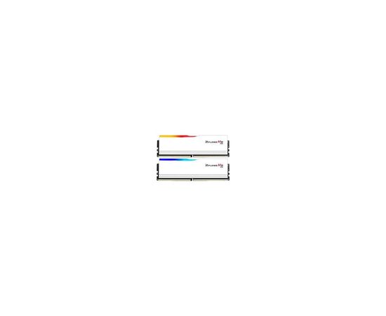 Модуль пам'яті для комп'ютера DDR5 32GB (2x16GB) 6400 MHz Ripjaws M5 RGB Matte White G.Skill (F5-6400J3648F16GX2-RM5RW)