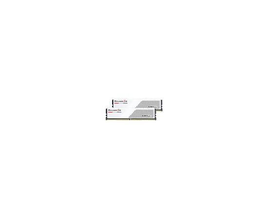 Модуль пам'яті для комп'ютера DDR5 32GB (2x16GB) 6400 MHz Ripjaws S5 Matte White G.Skill (F5-6400J3648F16GX2-RS5W)