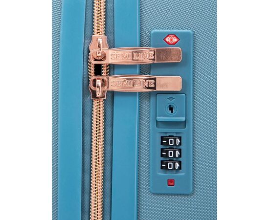 Чемодан Semi Line 20" S T5913-1 Light Blue (DAS303369), изображение 7 Чемодан Semi Line 20" S T5913-1 Light Blue (DAS303369), изображение 7