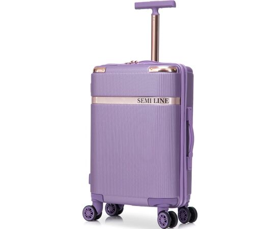 Чемодан Semi Line 20" S T5916-2 Purple (DAS303376), изображение 3 Чемодан Semi Line 20" S T5916-2 Purple (DAS303376), изображение 3
