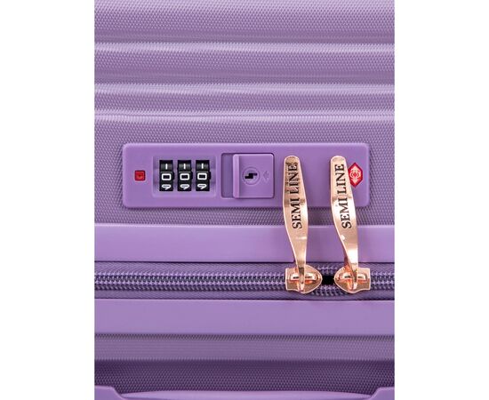Чемодан Semi Line 20" S T5916-2 Purple (DAS303376), изображение 7 Чемодан Semi Line 20" S T5916-2 Purple (DAS303376), изображение 7