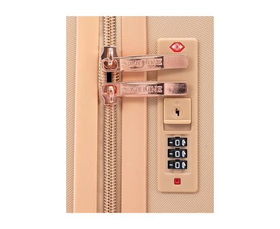 Чемодан Semi Line 24" M T5912-2 Golden (DAS303367), изображение 7 Чемодан Semi Line 24" M T5912-2 Golden (DAS303367), изображение 7