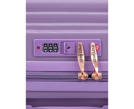 Чемодан Semi Line 24" M T5916-3 Purple (DAS303377), изображение 7 Чемодан Semi Line 24" M T5916-3 Purple (DAS303377), изображение 7