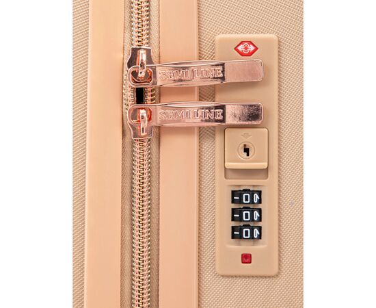 Чемодан Semi Line 28" L T5912-3 Golden (DAS303368), изображение 7 Чемодан Semi Line 28" L T5912-3 Golden (DAS303368), изображение 7