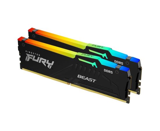 Модуль памяти для компьютера DDR5 64GB (2x32GB) 5200 MHz Beast RGB EXPO Black Kingston Fury (ex.HyperX) (KF552C40BB2AK2-64), изображение 2 Модуль памяти для компьютера DDR5 64GB (2x32GB) 5200 MHz Beast RGB EXPO Black Kingston Fury (ex.HyperX) (KF552C40BB2AK2-64), изображение 2