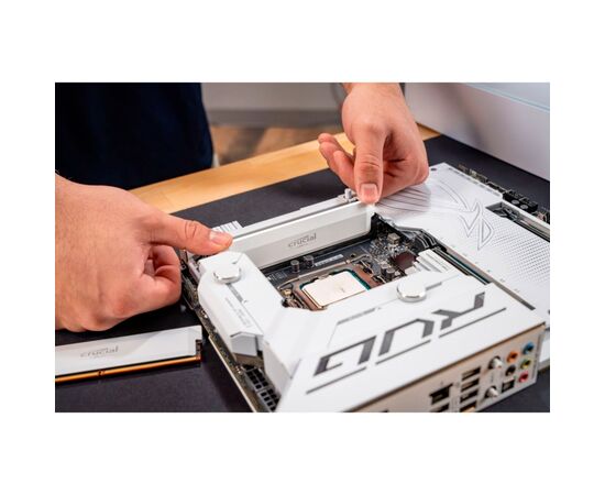 Модуль памяти для компьютера DDR5 16GB 6400 MHz Pro Overclocking White Micron (CP16G64C38U5W), изображение 10 Модуль памяти для компьютера DDR5 16GB 6400 MHz Pro Overclocking White Micron (CP16G64C38U5W), изображение 10