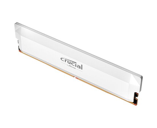 Модуль памяти для компьютера DDR5 16GB 6400 MHz Pro Overclocking White Micron (CP16G64C38U5W), изображение 3 Модуль памяти для компьютера DDR5 16GB 6400 MHz Pro Overclocking White Micron (CP16G64C38U5W), изображение 3