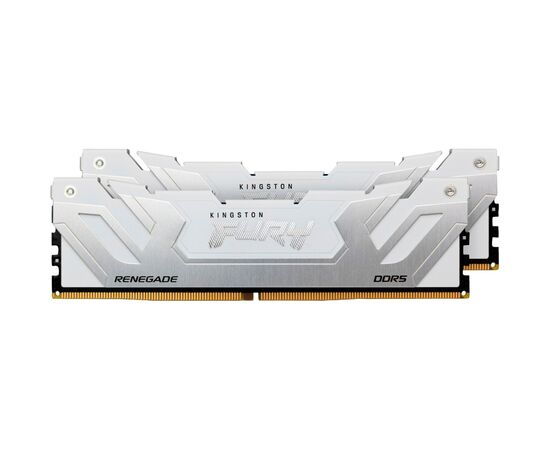 Модуль памяти для компьютера DDR5 48GB (2x24GB) 8800 MHz Renegade White/Silver Kingston Fury (ex.HyperX) (KF588CU42RWK2-48), изображение 2 Модуль памяти для компьютера DDR5 48GB (2x24GB) 8800 MHz Renegade White/Silver Kingston Fury (ex.HyperX) (KF588CU42RWK2-48), изображение 2