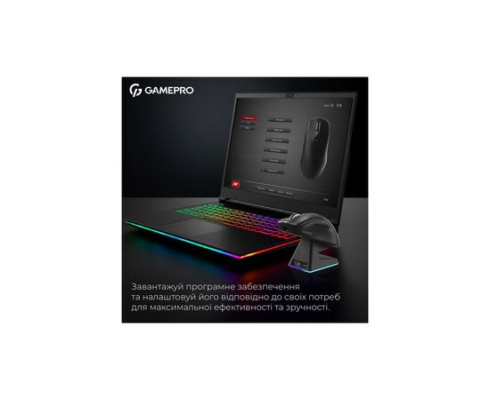 Мышка GamePro Asgard Thor Wireless/Bluetooth/USB Black (GM023B), изображение 10 Мышка GamePro Asgard Thor Wireless/Bluetooth/USB Black (GM023B), изображение 10