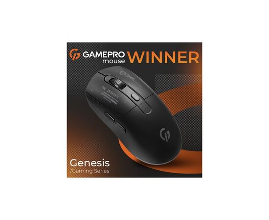 Мышка GamePro Genesis Winner Wireless/Bluetooth/USB Black (GM079B), изображение 5 Мышка GamePro Genesis Winner Wireless/Bluetooth/USB Black (GM079B), изображение 5