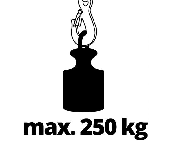 Лебедка Einhell тельфер TC-EH 500, 1000Вт до 500кг, трос 12м. (2255140), изображение 8 Лебедка Einhell тельфер TC-EH 500, 1000Вт до 500кг, трос 12м. (2255140), изображение 8