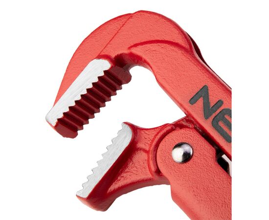 Ключ Neo Tools трубный, 90°, рабочий диапазон 0-38мм, 420мм (02-424), изображение 2 Ключ Neo Tools трубный, 90°, рабочий диапазон 0-38мм, 420мм (02-424), изображение 2