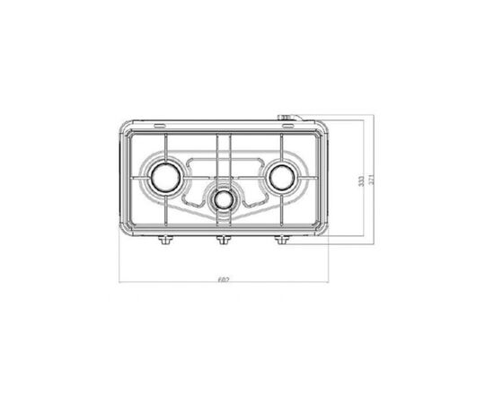 Настольная плита YUCEL O-300-LPG-CUPPER, изображение 5 Настольная плита YUCEL O-300-LPG-CUPPER, изображение 5