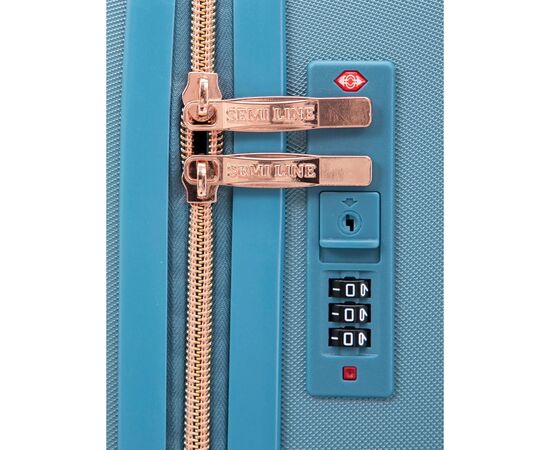 Чемодан Semi Line 24" M T5913-2 Light Blue (DAS303370), изображение 7 Чемодан Semi Line 24" M T5913-2 Light Blue (DAS303370), изображение 7