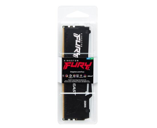 Модуль памяти для компьютера DDR5 32GB 5200 MHz Beast RGB EXPO Black Kingston Fury (ex.HyperX) (KF552C40BB2A-32), изображение 5 Модуль памяти для компьютера DDR5 32GB 5200 MHz Beast RGB EXPO Black Kingston Fury (ex.HyperX) (KF552C40BB2A-32), изображение 5