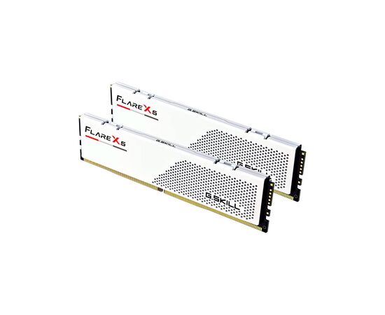 Модуль памяти для компьютера DDR5 32GB (2x16GB) 6400 MHz Flare X5 Matte White G.Skill (F5-6400J3240G16GX2-FX5W), изображение 2 Модуль памяти для компьютера DDR5 32GB (2x16GB) 6400 MHz Flare X5 Matte White G.Skill (F5-6400J3240G16GX2-FX5W), изображение 2