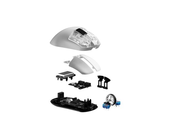 Мышка GamePro Asgard Thor Wireless/Bluetooth/USB White (GM023W), изображение 4 Мышка GamePro Asgard Thor Wireless/Bluetooth/USB White (GM023W), изображение 4