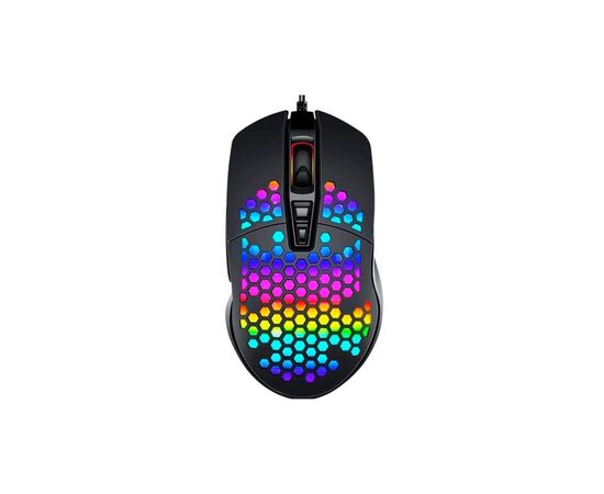 Мышка XO M4 4000 DPI RGB USB Black (XO-M4-BK), изображение 5 Мышка XO M4 4000 DPI RGB USB Black (XO-M4-BK), изображение 5