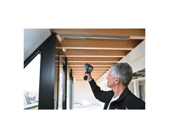 Пірометр Bosch Professional GIS 1000C, -40град. до +1000град., .0.2град., IP54, 0.54кг, кейс (0.601.083.301), зображення 7 Пірометр Bosch Professional GIS 1000C, -40град. до +1000град., .0.2град., IP54, 0.54кг, кейс (0.601.083.301), зображення 7