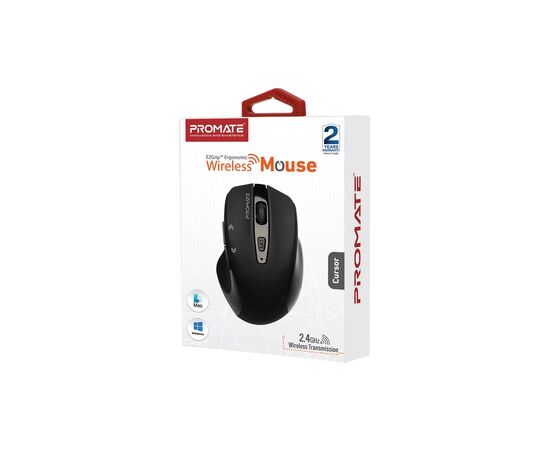 Мышка Promate Cursor Wireless Black (cursor.black), изображение 7 Мышка Promate Cursor Wireless Black (cursor.black), изображение 7