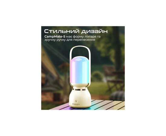 Акустична система Promate Campmate-5 White (campmate-5), зображення 5 Акустична система Promate Campmate-5 White (campmate-5), зображення 5