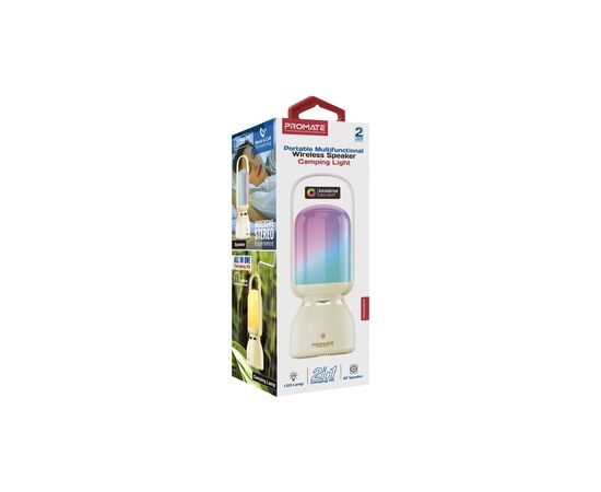 Акустична система Promate Campmate-5 White (campmate-5), зображення 8 Акустична система Promate Campmate-5 White (campmate-5), зображення 8