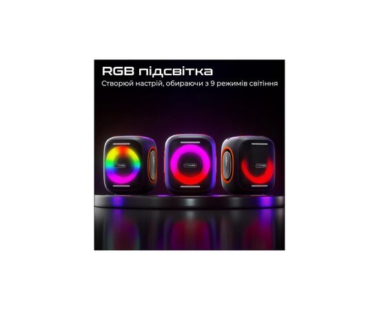 Акустическая система Promate Strike-40 40W Black (strike-40), изображение 4