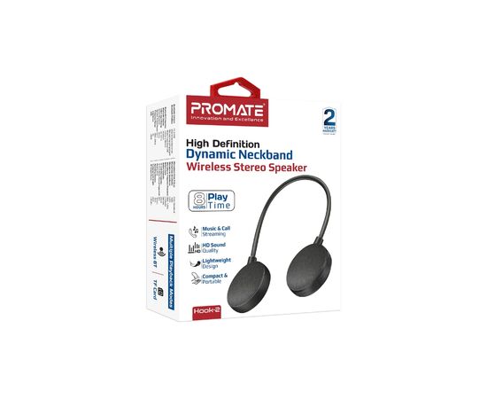 Акустическая система Promate Hook-2 10W Black (hook-2), изображение 9 Акустическая система Promate Hook-2 10W Black (hook-2), изображение 9