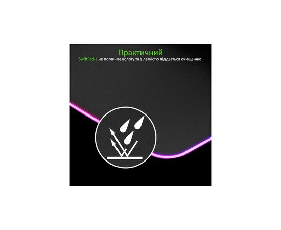 Коврик для мышки Vertux SwiftPad-L Black (swiftpad-l.black), изображение 6 Коврик для мышки Vertux SwiftPad-L Black (swiftpad-l.black), изображение 6