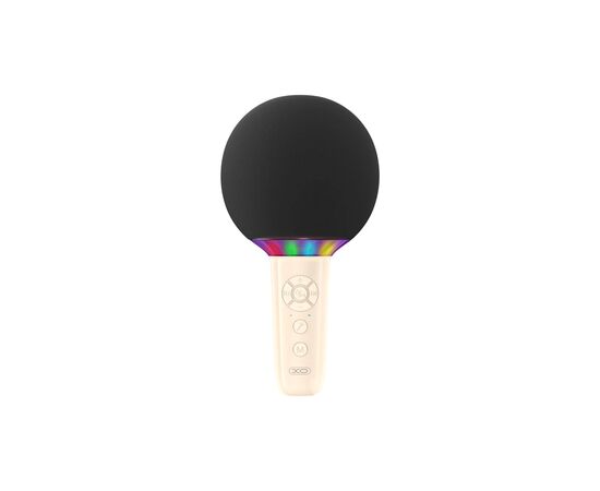 Мікрофон XO BE50 Bluetooth, AUX, LED Beige (BE50.beige)