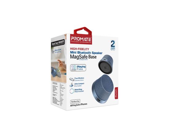 Акустическая система Promate Punch 3 Вт Navy (punch.navy), изображение 9 Акустическая система Promate Punch 3 Вт Navy (punch.navy), изображение 9