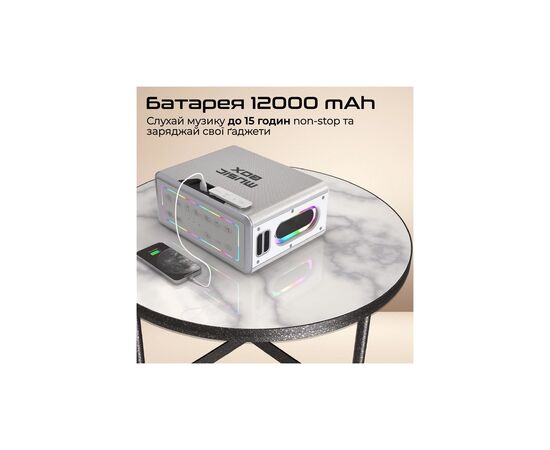 Акустическая система HiFuture MusicBox 100W Silver (musicbox.silver), изображение 4 Акустическая система HiFuture MusicBox 100W Silver (musicbox.silver), изображение 4