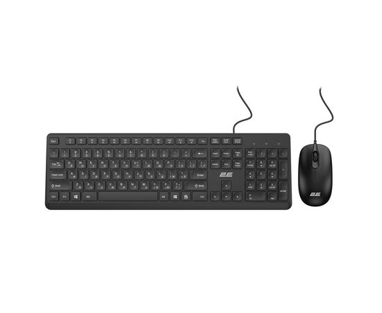 Комплект 2E MK405 USB UA Black (2E-MK405UBK)