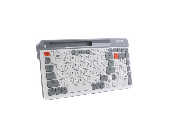 Клавиатура Maxxter KBW-02G-UA Wireless Grey (KBW-02G-UA), изображение 3 Клавиатура Maxxter KBW-02G-UA Wireless Grey (KBW-02G-UA), изображение 3
