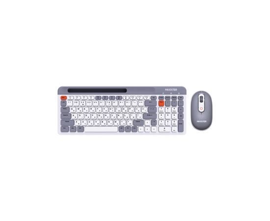 Комплект Maxxter KMS-WCM-03G-UA Wireless Gray/White (KMS-WCM-03G-UA)