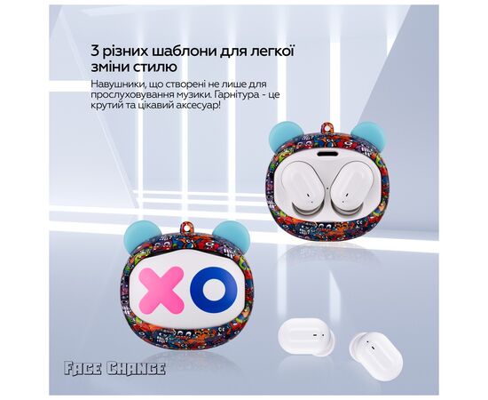 Наушники XoKo G05-face changing TWS Violet (G05-VIOT), изображение 3