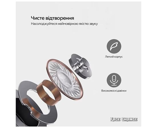 Наушники XoKo G05-face changing TWS Yellow (G05-YEL), изображение 9 Наушники XoKo G05-face changing TWS Yellow (G05-YEL), изображение 9