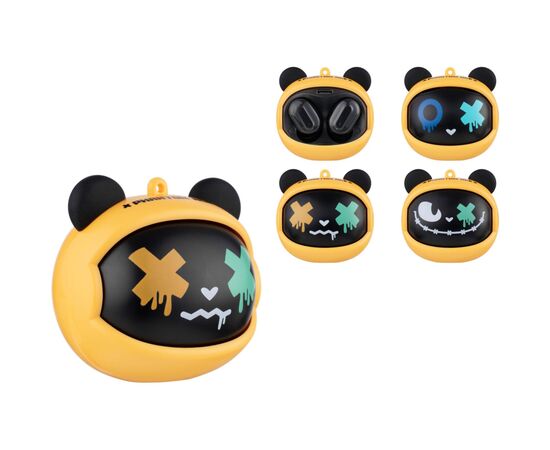 Наушники XoKo G05-face changing TWS Yellow-Black (G05-YEBK), изображение 9 Наушники XoKo G05-face changing TWS Yellow-Black (G05-YEBK), изображение 9