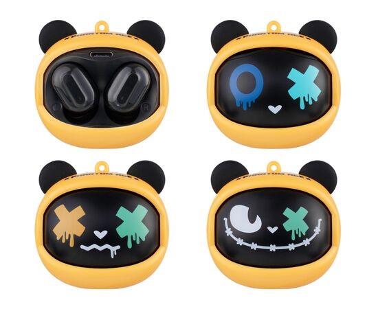 Наушники XoKo G05-face changing TWS Yellow-Black (G05-YEBK)